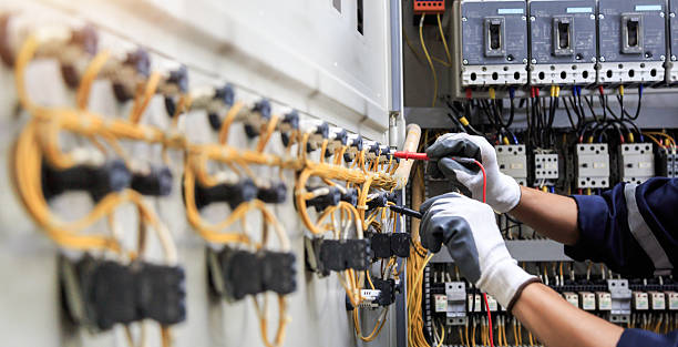 Professional Electrician technician working in Omega, GA